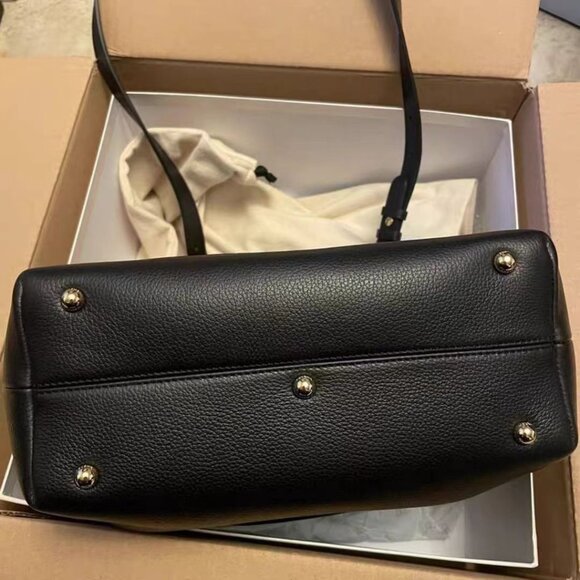 POLÈNE Black Leather Shoulder Bag - Picture 2 of 6